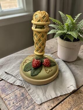 Vintage Brown Bag Strawberry Cookie Stamp